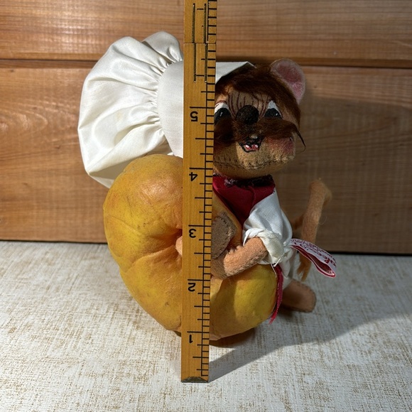 Vintage "Annalee"  French  Pastry Croissant Chef  Mouse 1991 - Picture 10 of 10